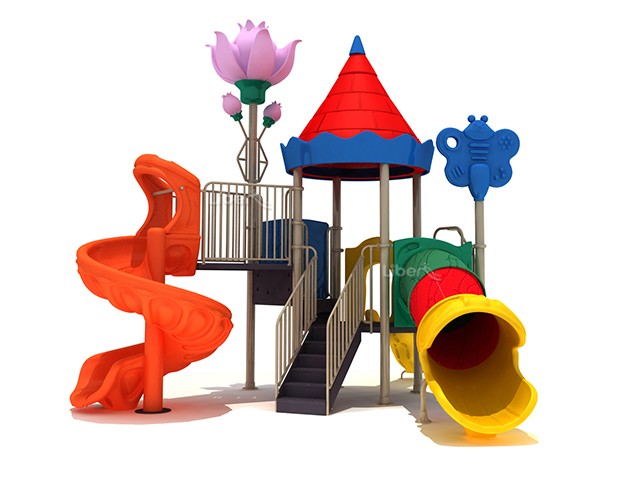 Vintage Park Playground Equipment with Spiral Slide